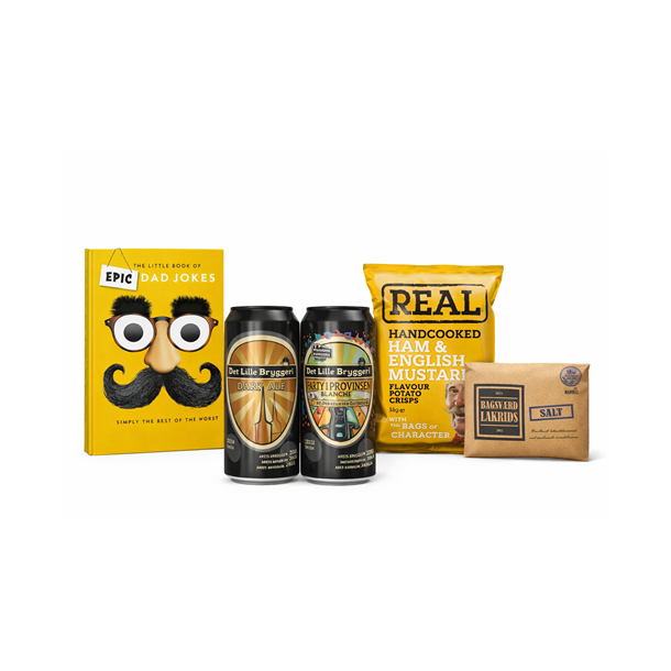 Gavekurv til far - DAD Jokes, �l og l�kkerier