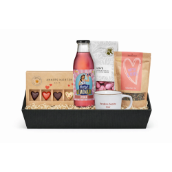Gavekurv til MOR med krus, te, lemonade og l�kkerier
