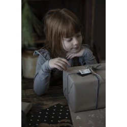 Ib Laursen - Gavepapir gr/brun kardus papir 5 meter.