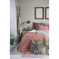 Ib Laursen - Glasballon grt glas mundblst 28 cm.