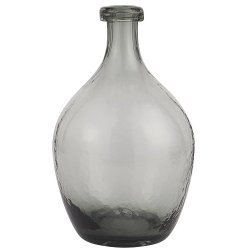 Ib Laursen - Glasballon grt glas mundblst 28 cm.