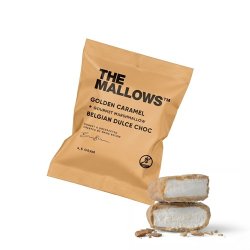 The Mallows -GOLDEN CARAMEL FLOWPACKS � SKUMFIDUSER MED DULCE CHOKOLADE 1 STK. ca. 5g