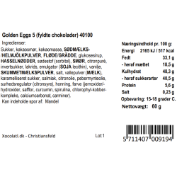 Xocolatl - Golden maxi marzipan 5 stk  