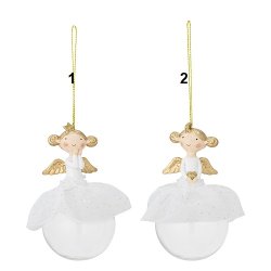 Bloomingville - Griselda Ornament, Julekugle, 2 varianter, 1 stk,