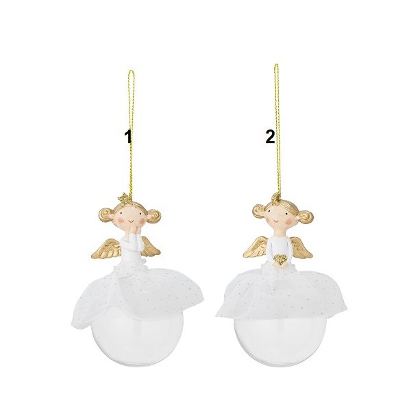 Bloomingville - Griselda Ornament, Julekugle, 2 varianter, 1 stk,