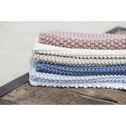 Ib Laursen - Grydelap Mynte Latte strikket 1 stk.