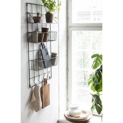 Ib Laursen - Grydelap Mynte Latte strikket 1 stk.