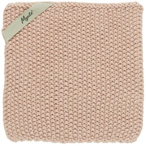 Ib Laursen - Grydelap Mynte coral almond strikket 1 stk.