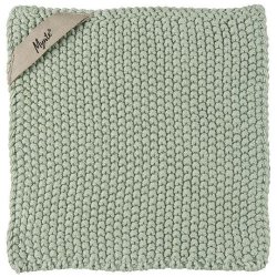 Ib Laursen - Grydelap Mynte green mist strikket 1 stk.