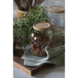 Ib Laursen - Grydelap Mynte green mist strikket 1 stk.