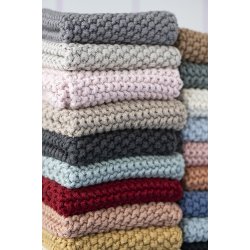 Ib Laursen - Grydelap Mynte mrkegr strikket 1 stk.