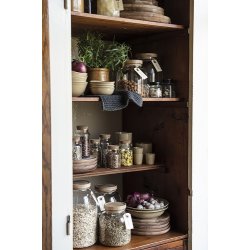 Ib Laursen - Grydelap Mynte mrkegr strikket 1 stk.