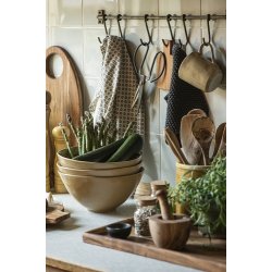 Ib Laursen - Grydelap Mynte mrkegr strikket 1 stk.