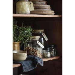 Ib Laursen - Grydelap Mynte mrkegr strikket 1 stk.