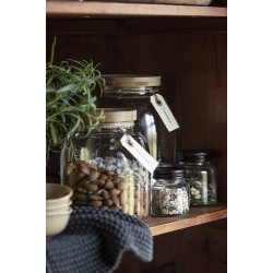 Ib Laursen - Grydelap Mynte mrkegr strikket 1 stk.