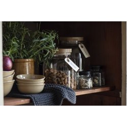 Ib Laursen - Grydelap Mynte mrkegr strikket 1 stk.