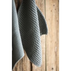 Ib Laursen - Grydelap Mynte mosgrn strikket 1 stk.