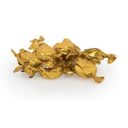 Gaveske med rabarber og jordbr