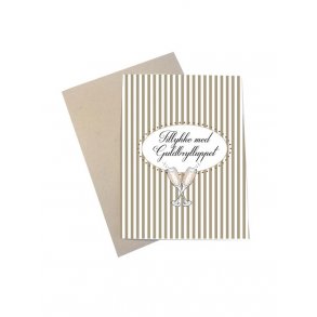 Mouse & Pen A6 - Guldbryllup 