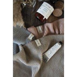 Ib Laursen Hndklde ALTUM strikket rd/brun 40x60 cm