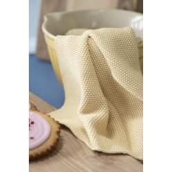 Ib Laursen Hndklde Mynte Lemonade strikket 40x60 cm.