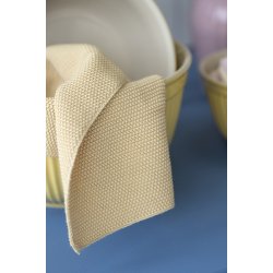 Ib Laursen Hndklde Mynte Lemonade strikket 40x60 cm.