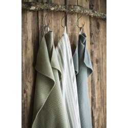 Ib Lauersen Hndklde Mynte mosgrn strikket 40x60 cm.