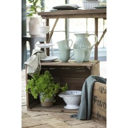 Ib Lauersen Hndklde Mynte mosgrn strikket 40x60 cm.