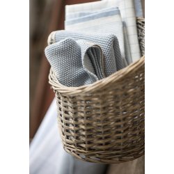 Ib Lauersen Hndklde Mynte Nordic Sky strikket 40x60cm