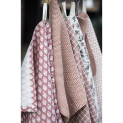 Ib Laursen Hndklde Mynte faded rose strikket 40x60cm