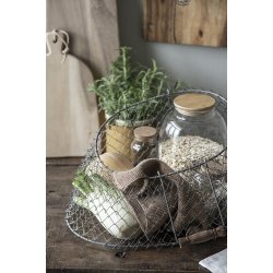 Ib Laursen Hndklde Mynte honning strikket 40x60cm