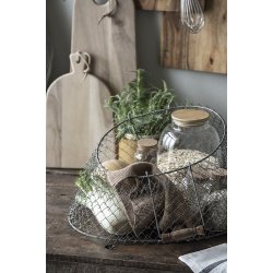 Ib Laursen Hndklde Mynte honning strikket 40x60cm