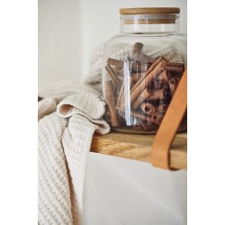 Ib Laursen - Hndklde butter creme strikket 40x60 cm