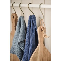 Ib Laursen Hndklde mrkebl strikket 40x60 cm