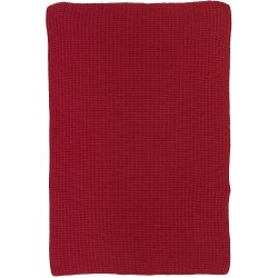 Ib Laursen - Hndklde rd strikket 40x60 cm