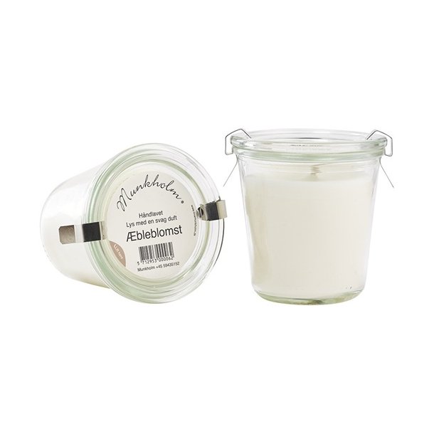 Munkholm hndlavet duftlys med blemost
