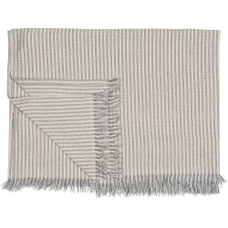  Ib Laursen Hammam hndklde Asger natur med smalle stvbl striber 100x150cm.