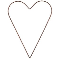 Ib Laursen Hjerte Stella flad metal 30 cm.