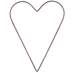 Ib Laursen Hjerte Stella flad metal 30 cm.
