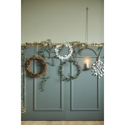 Ib Laursen Hjerte Stella flad metal 30 cm.