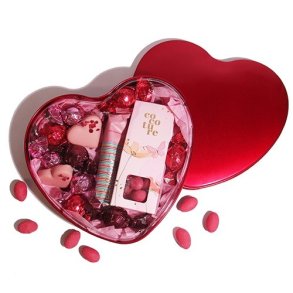 Cocoture - Hjerte metal�ske med l�kkerier ca 270g