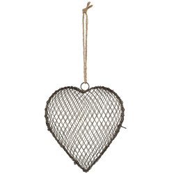 Ib Laursen Hjerte i trd til ophng kan bnes, 18 cm.