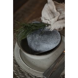 Ib Laursen Hjerte til ophng uden snor 18 x18 cm