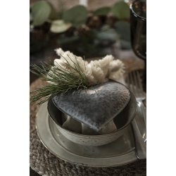 Ib Laursen Hjerte til ophng uden snor 18 x18 cm