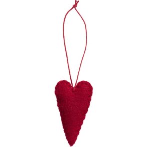 Ib Laursen Hjerte til ophng filt (1 stk)
