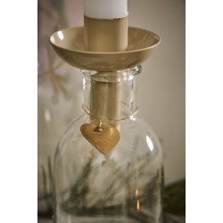 Ib Laursen Lille messing hjerte til ophng, mini Gloria