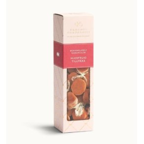 Karamel Kompagniet -  Bl�d fl�de karamel - Hjertelig TILLYKKE - 138g 