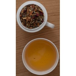 Lkker kurv med kaffe, te og Addison keramik 