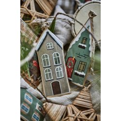 Ib Laursen Hus til ophng m/jutesnor  3 ass, 1 stk.