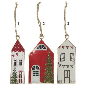 Ib Laursen Hus til ophng med jutesnor 1 stk